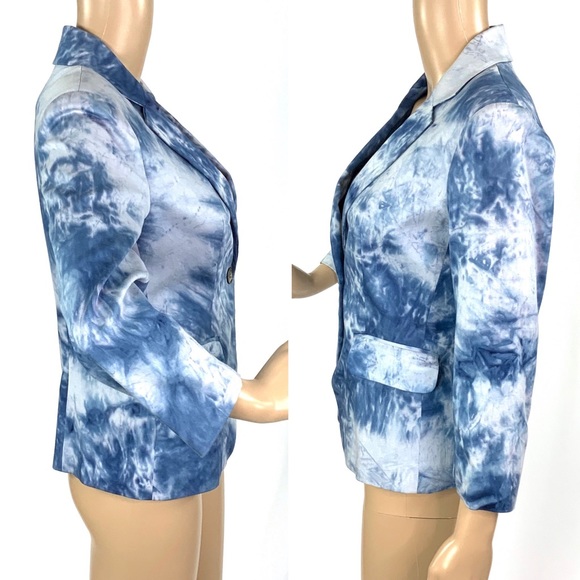 🎉👠HOST PICK👗🎉 BOSTON PROPER Tie Dyed Blazer - Picture 3 of 8